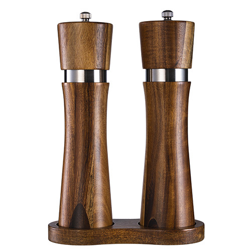 Wooden Salt and Pepper Grinder Set