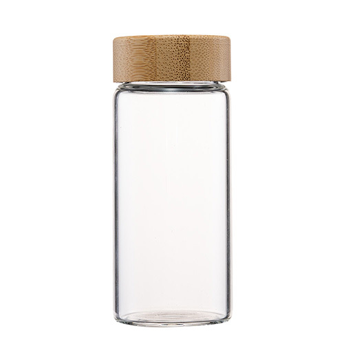 Glass storage jar