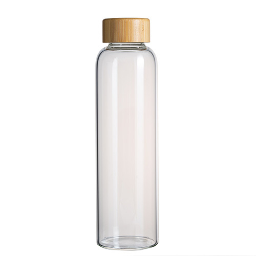 Borosilicate Glass Bottle Lid Bamboo 85/120 MM 550 Ml Borosilicate