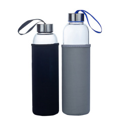 Glass water bottle