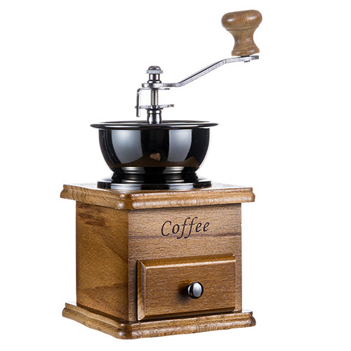 Wooden Coffee Grinder Set