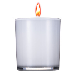 Scented candles with glass jar