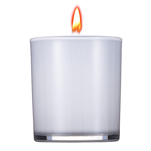 Scented candles with glass jar