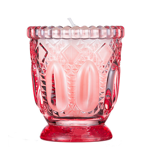 Candle with glass jar