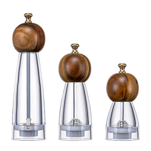 Wood &amp; Plastic Salt &amp; Pepper Mills