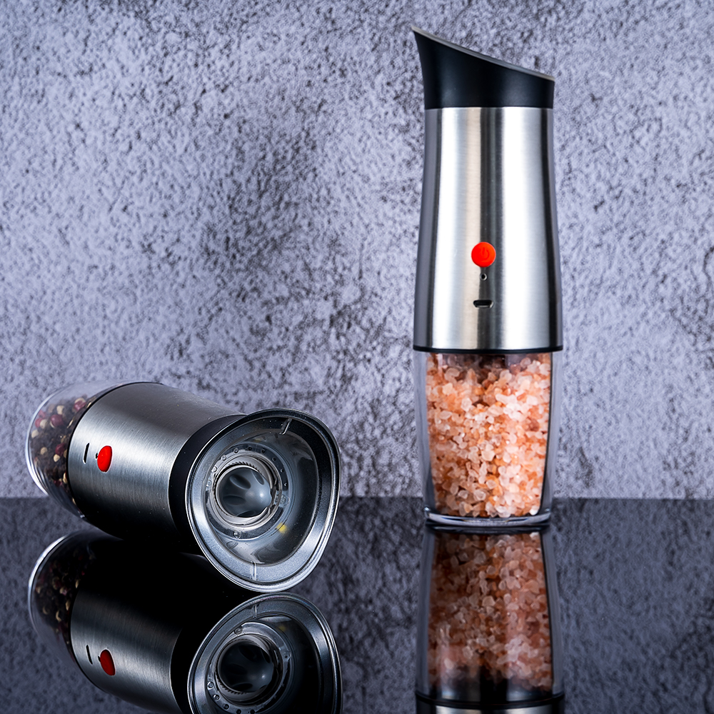 Royaltop popular products - USB charging, gravity induction spice grinder, electric salt and pepper grinder