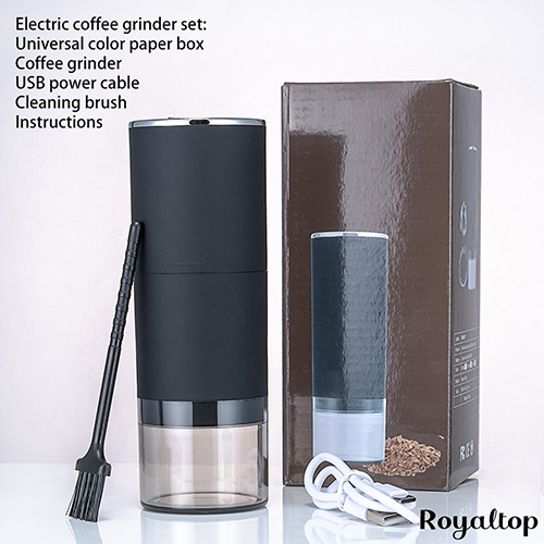 Electric coffee grinder set