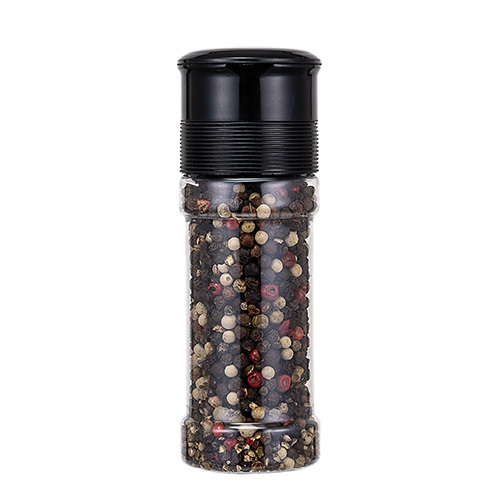 salt mill &amp; pepper grinder with glass bottle