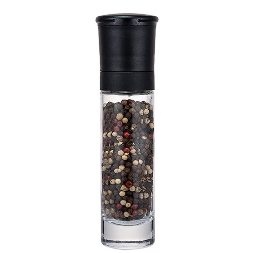salt mill &amp; pepper grinder with glass bottle
