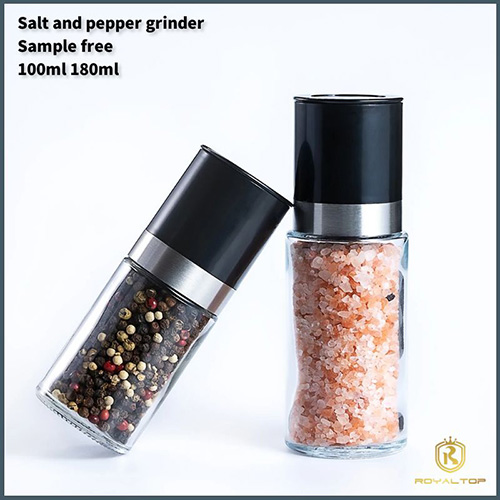 Pepper Grinder with 100ml glass bottle