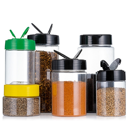 Plastic Spice Bottle with Shaker Lid
