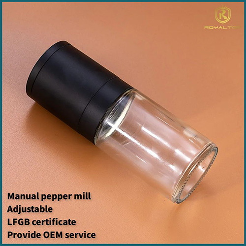 Wholesale 100ml Glass Bottle Salt and Pepper Grinder