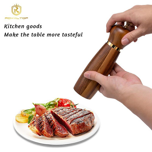 Acacia Wood Pepper Grinder