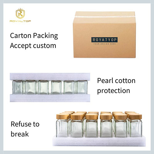 Kitchen spice bottle set