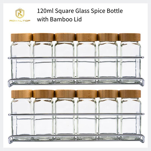 Kitchen spice bottle set