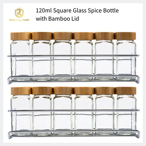 Kitchen spice bottle set
