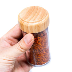 100ml Wooden Lid Spice Shaker & Bottle