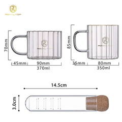 Glass Tea Cup with Strainer