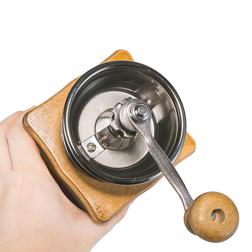 Wooden Coffee Grinder Set