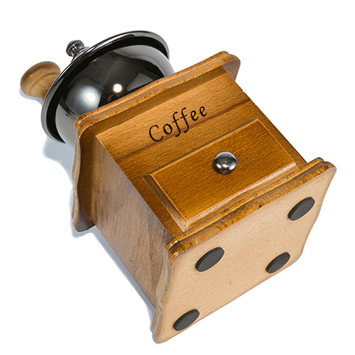 Wooden Coffee Grinder Set