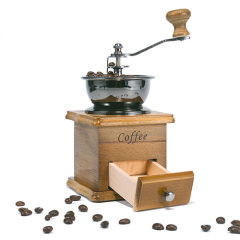 Wooden Coffee Grinder Set