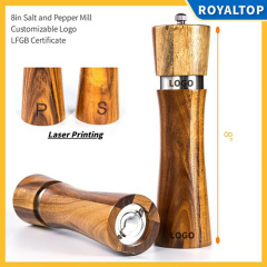 Wooden Salt and Pepper Grinder Set