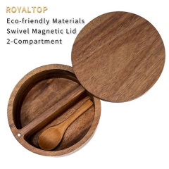 Acacia Wood Spice Box
