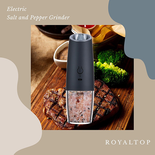New for Spring 2024 - Electric salt and pepper grinder set