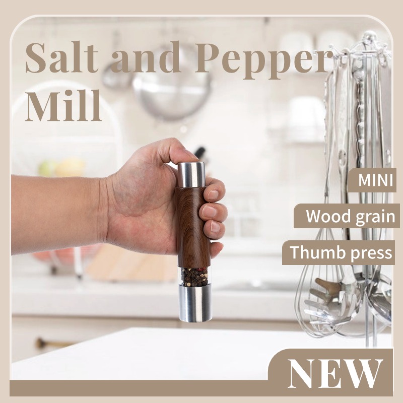 New for Spring 2024 - Thumb Press Salt and Pepper Grinder