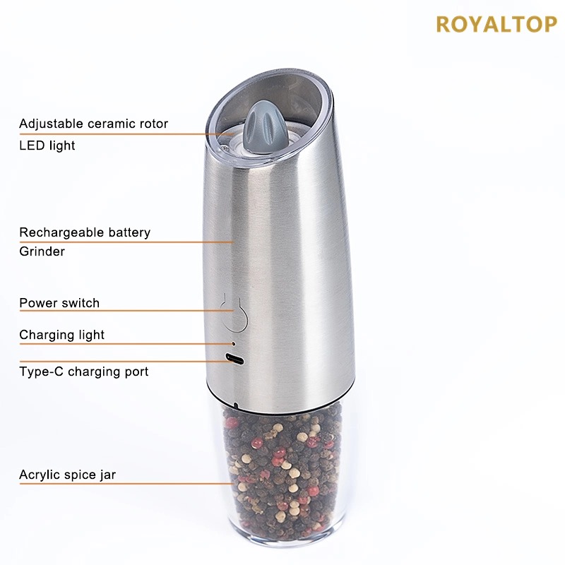 USB Rechargeable Salt & Pepper Grinders
