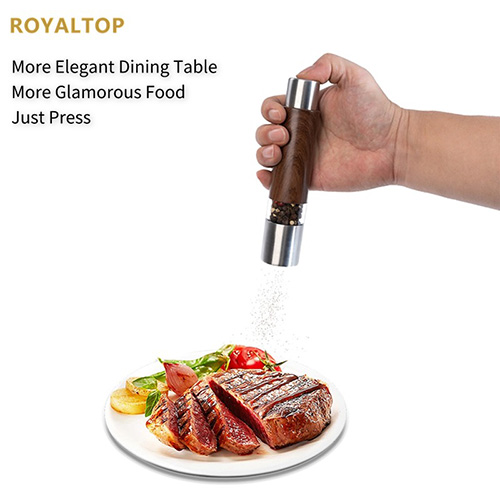 Thumb Pump Salt & Pepper Mill