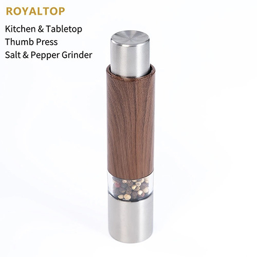 Thumb Pump Salt & Pepper Mill