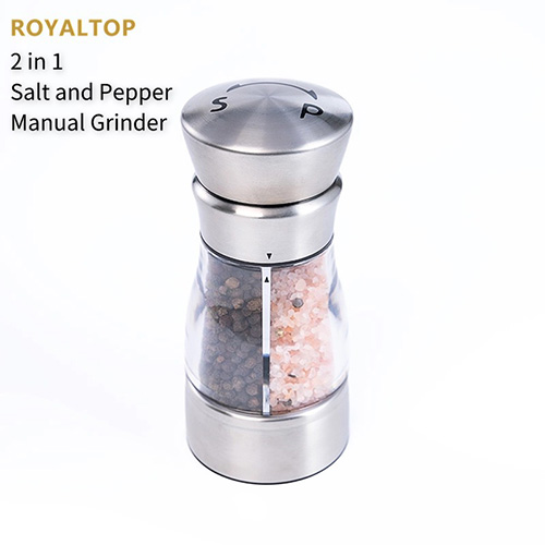 2 in 1 Manual Salt and Pepper Mill