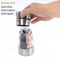 2 in 1 Manual Salt and Pepper Mill
