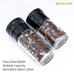 100ml Salt Shaker Pepper Grinder Bottles