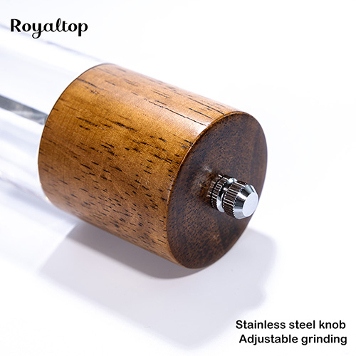Wood Pepper Grinder and Salt Shaker