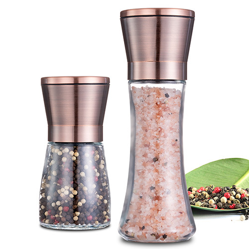 Rose Gold Salt And Pepper Grinder Set
