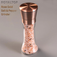 Rose Gold Salt And Pepper Grinder Set