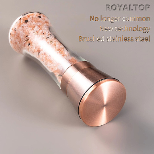 Rose Gold Salt And Pepper Grinder Set