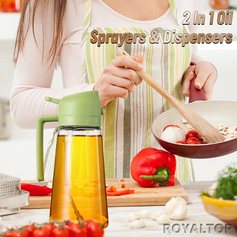 In-depth analysis: 2-in-1 oil sprayer &amp; dispenser, more pictures