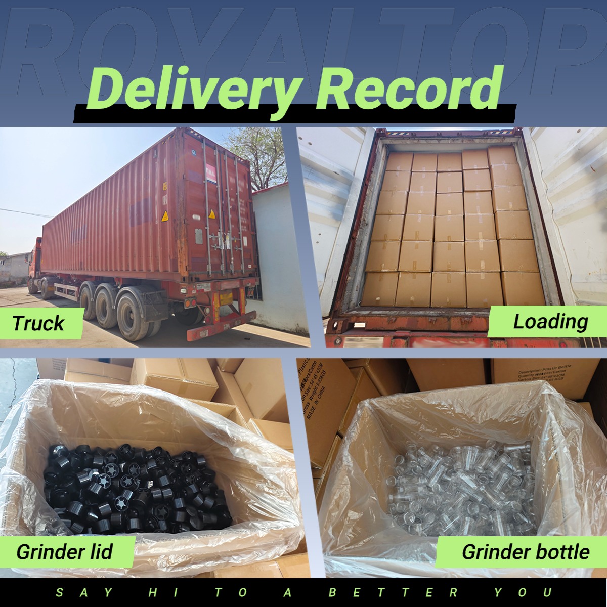 Perfect delivery! Royaltop's shipping record!