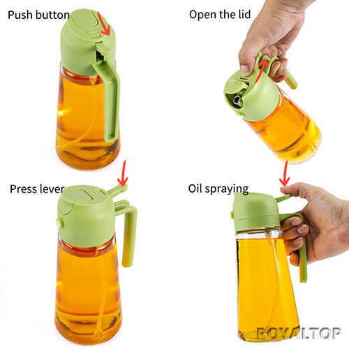 2 In 1 Oil Sprayer & Dispenser