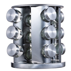12 Jar Spice Rack Organizer Set