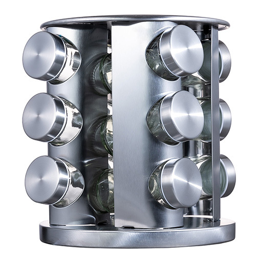 12 Jar Spice Rack Organizer Set