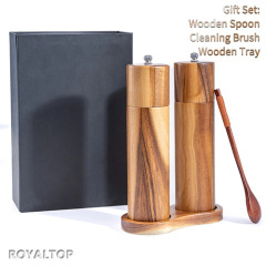 Acacia Wood Black Pepper Grinder