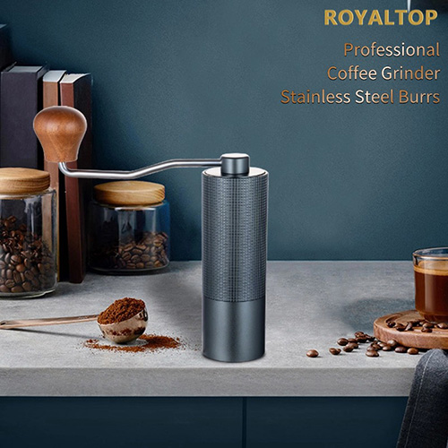 Coffee Grinder with Stainless Steel Burr