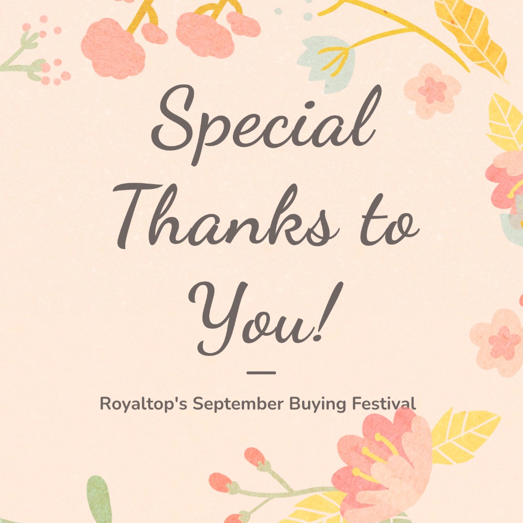 Royaltop's September Buying Festival