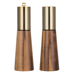 Acacia Wood Salt Shaker and Pepper Grinder