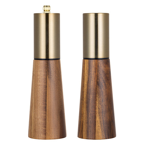 Acacia Wood Salt Shaker and Pepper Grinder