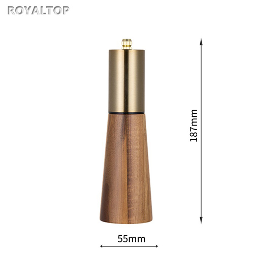 Acacia Wood Salt Shaker and Pepper Grinder
